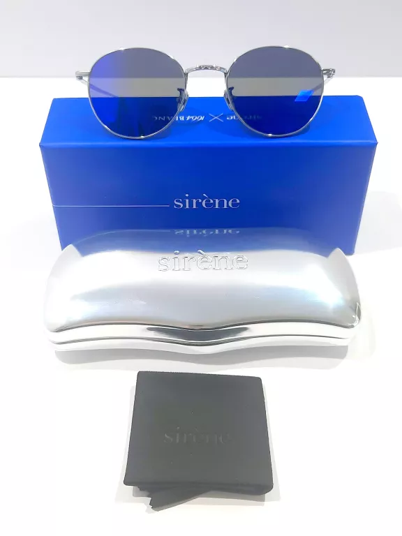 SIRENE 1664 BLANC OKULARY PRZECIWŁOSNECZNE Z ETUI