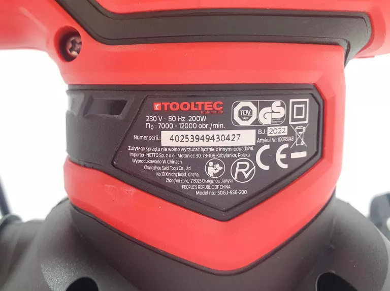SZLIFIERKA MULTIFUNKCYJNA 200W TOOLTEC