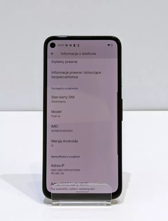 TELEFON GOOGLE PIXEL 4A 128GB
