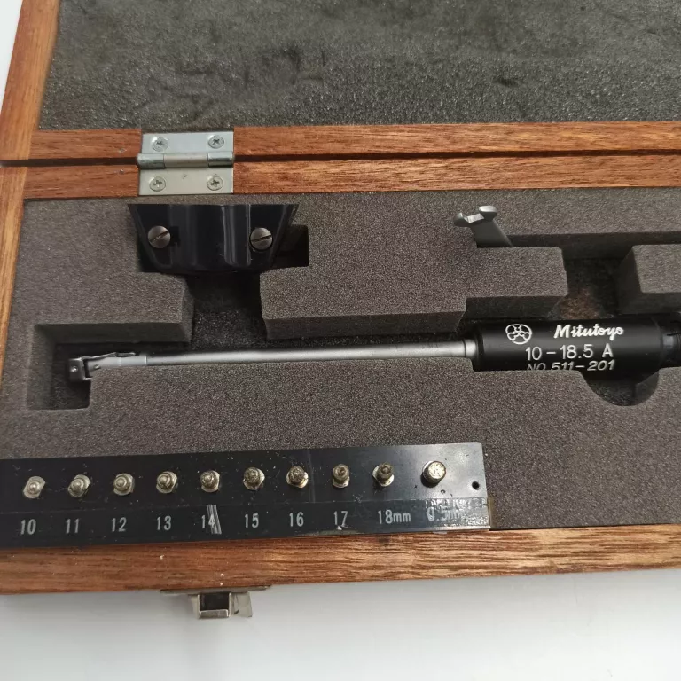 ŚREDNICÓWKA MITUTOYO 511-204 10 -18,5MM KOMPLET