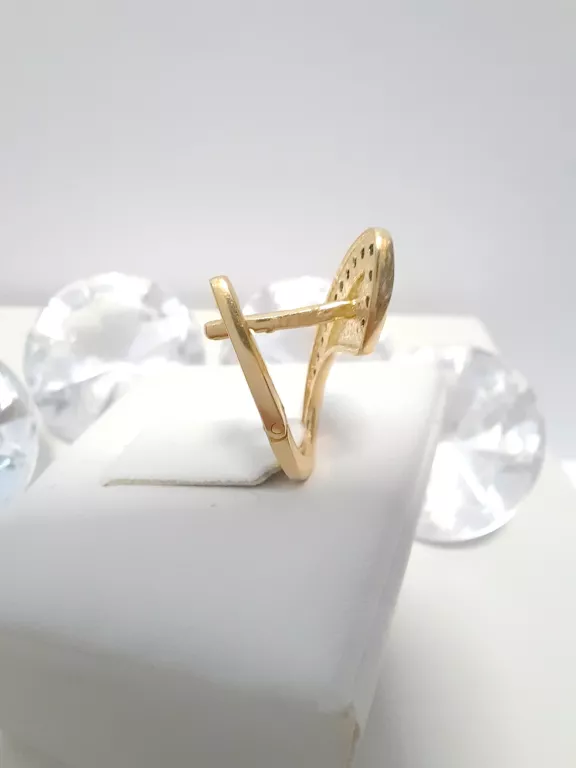 OKAZJA!!! NIETYPOWY ZŁOTE KOLCZYKI 14K 3,43