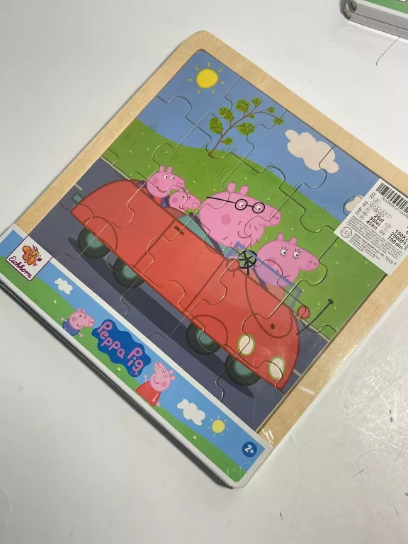 PUZZLE DREWNIANE PEPPA PIG