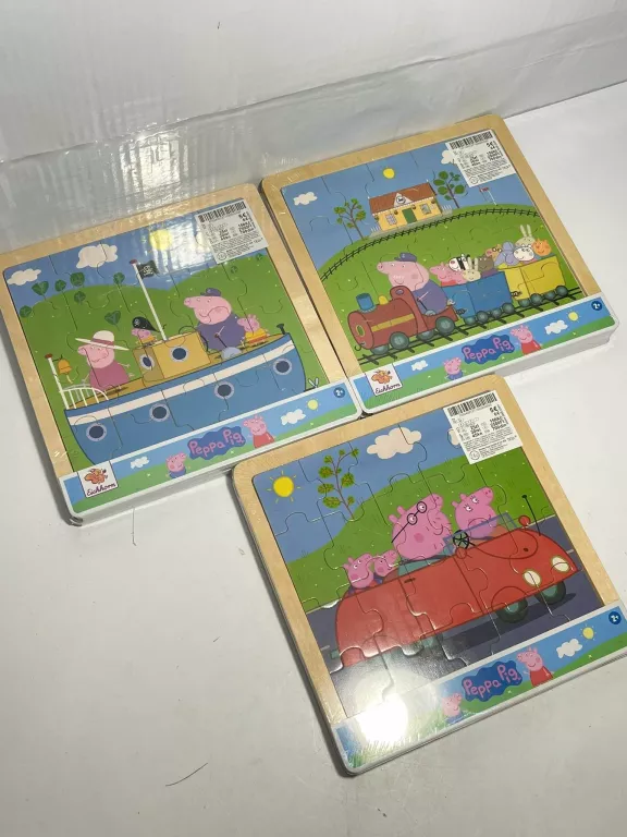 PUZZLE DREWNIANE PEPPA PIG