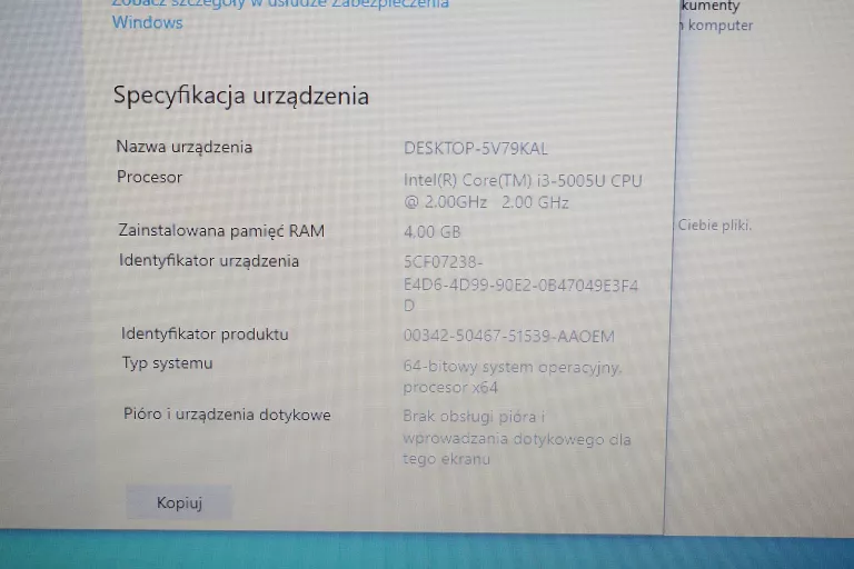 LAPTOP DELL VOSTRO 3558 INTEL CORE I3 4 GB 500 GB