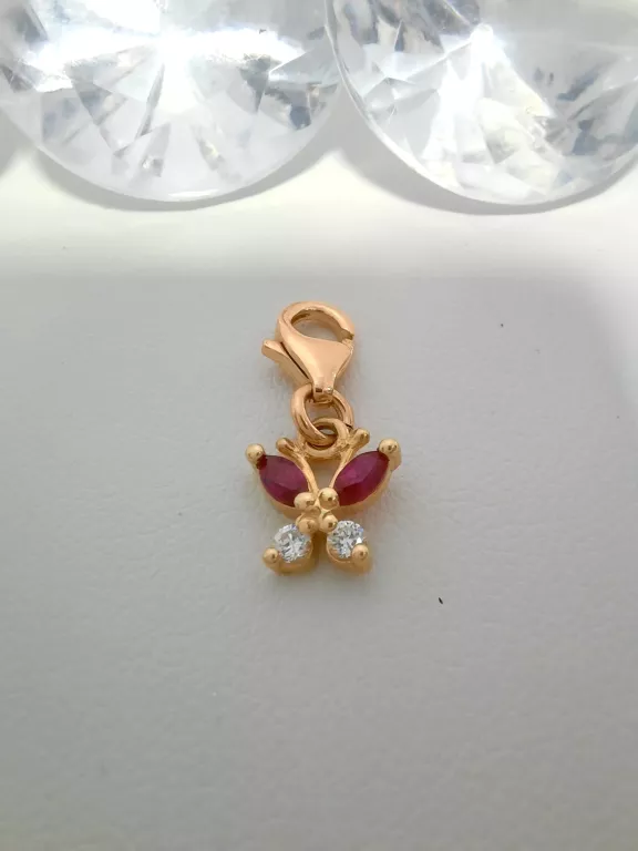 ZŁOTA ZWIESZKA MOTYLEK 14K 1,01G