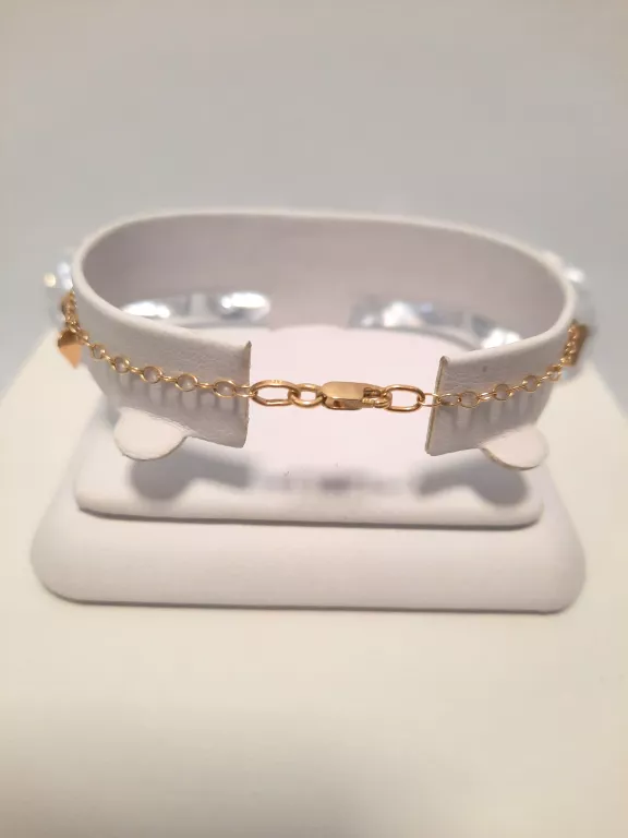 ZŁOTA BRANSOLETKA Z SERDUSZKAMI 14K 2,92G