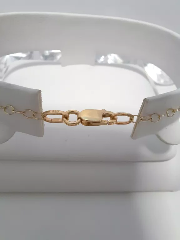 ZŁOTA BRANSOLETKA Z SERDUSZKAMI 14K 2,92G