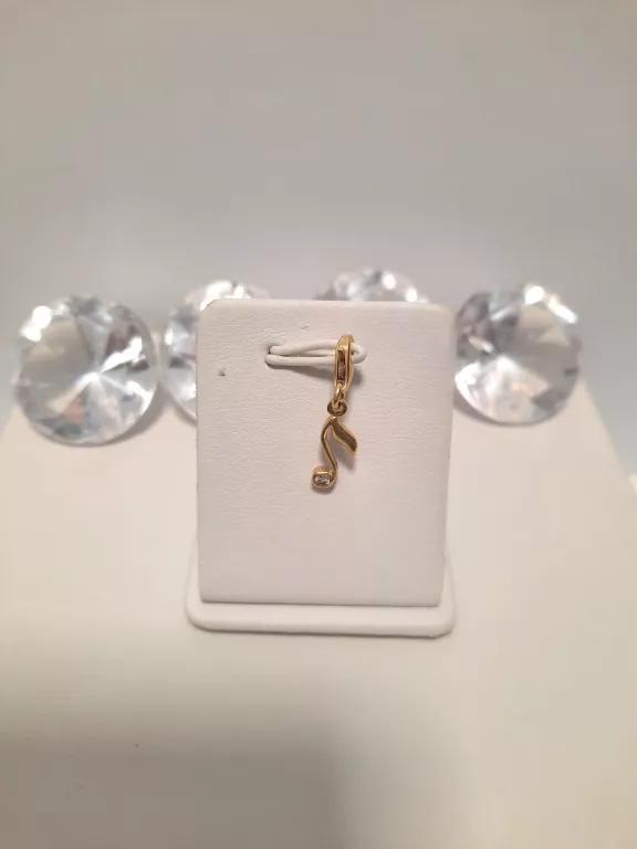 ZŁOTA ZAWIESZKA NUTKA 14K 0,77G