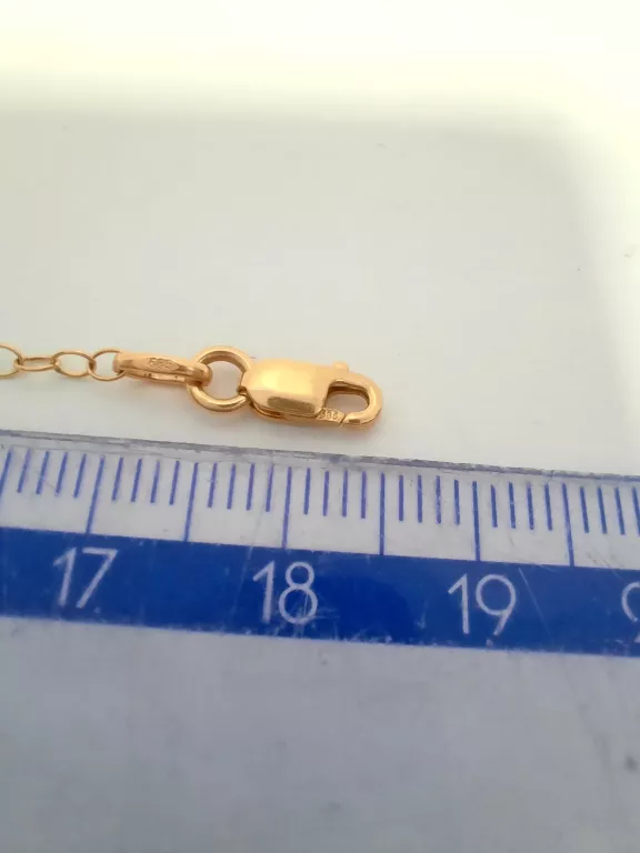ZŁOTA BRANSOLETKA Z SERDUSZKAMI 14K 2,92G