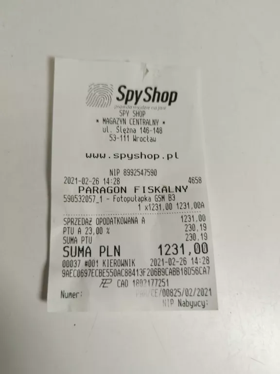 FOTOPUŁAPKA SW.3G 4G