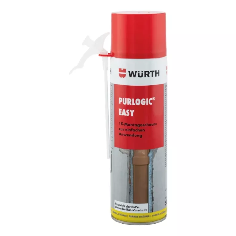 JEDNOSKŁADNIKOWA PIANKA MONTAŻOWA WURTH 500 ML