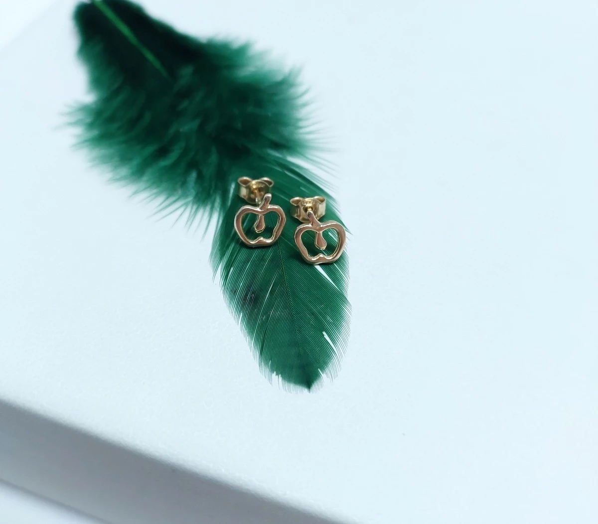 okazja-urocze-zlote-kolczyki-jabluszka-585-rodzaj-zapiecia-2207-4