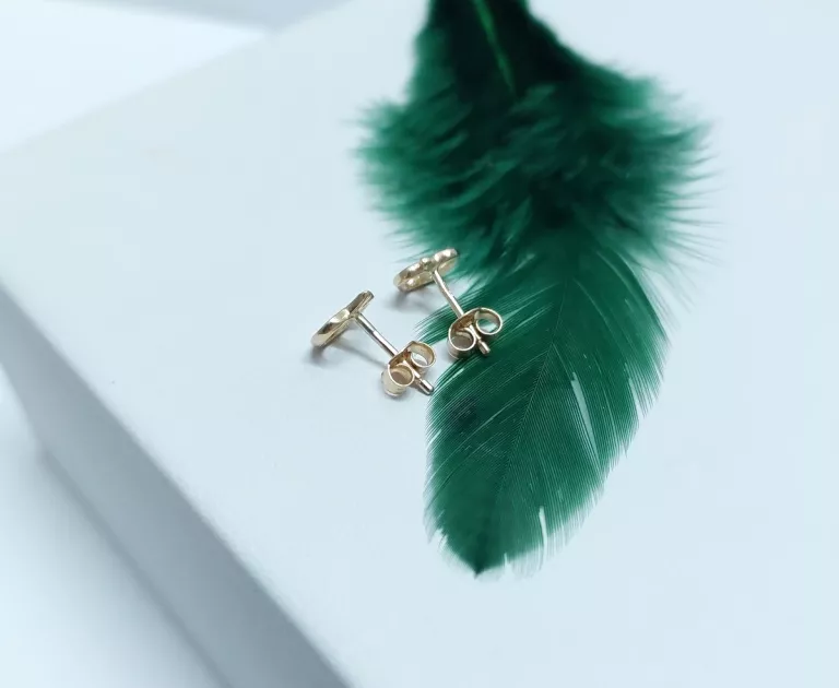 okazja-urocze-zlote-kolczyki-jabluszka-585-stan-11323-2