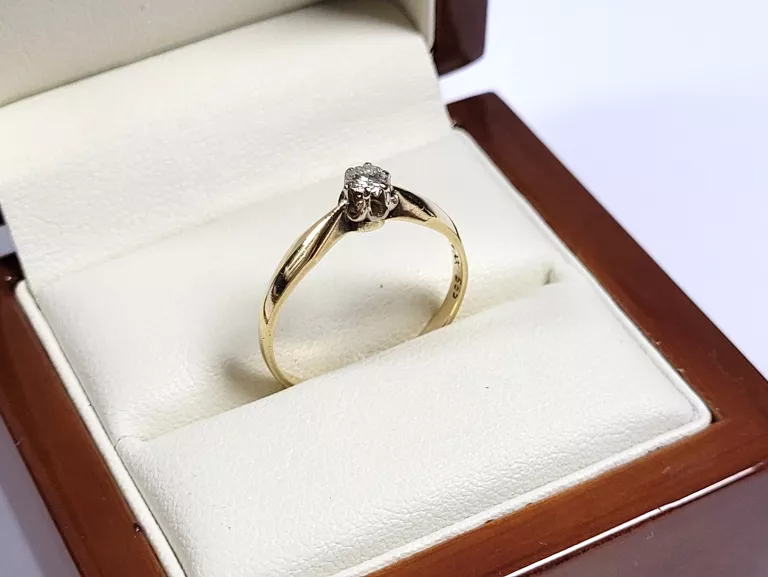 sliczny-zloty-pierscionek-z-brylantem-192gr-585-rodzaj-2205-2