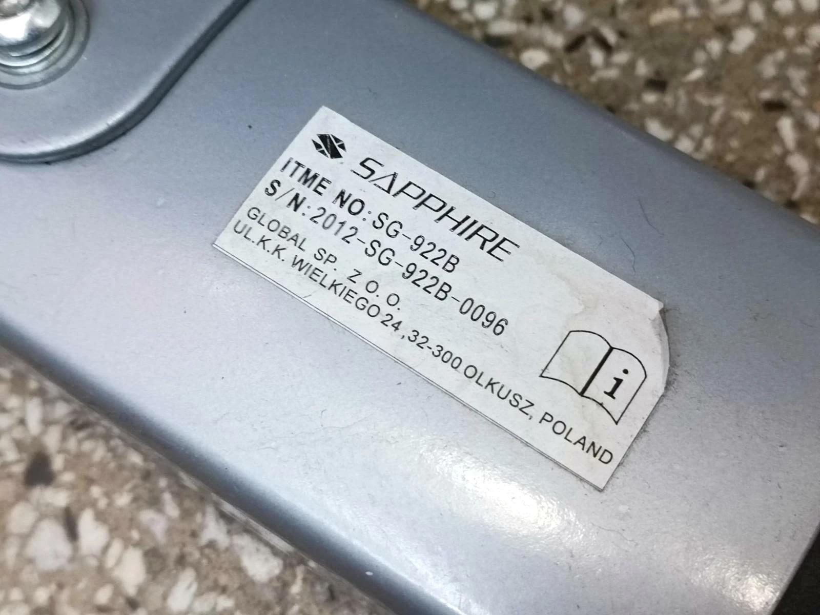 rower-elektromagnetyczny-sapphire-sg-922b-kod-producenta-sg-922b