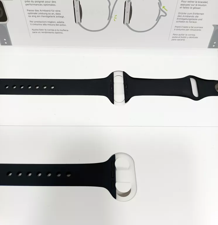 PASEK APPLE WATCH SERIES 7 CZARNY