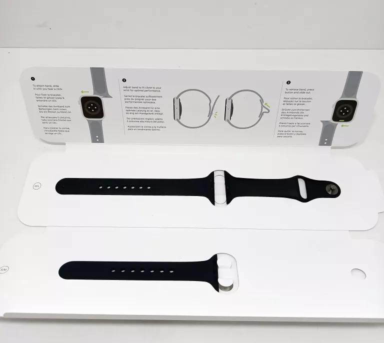 PASEK APPLE WATCH SERIES 7 CZARNY