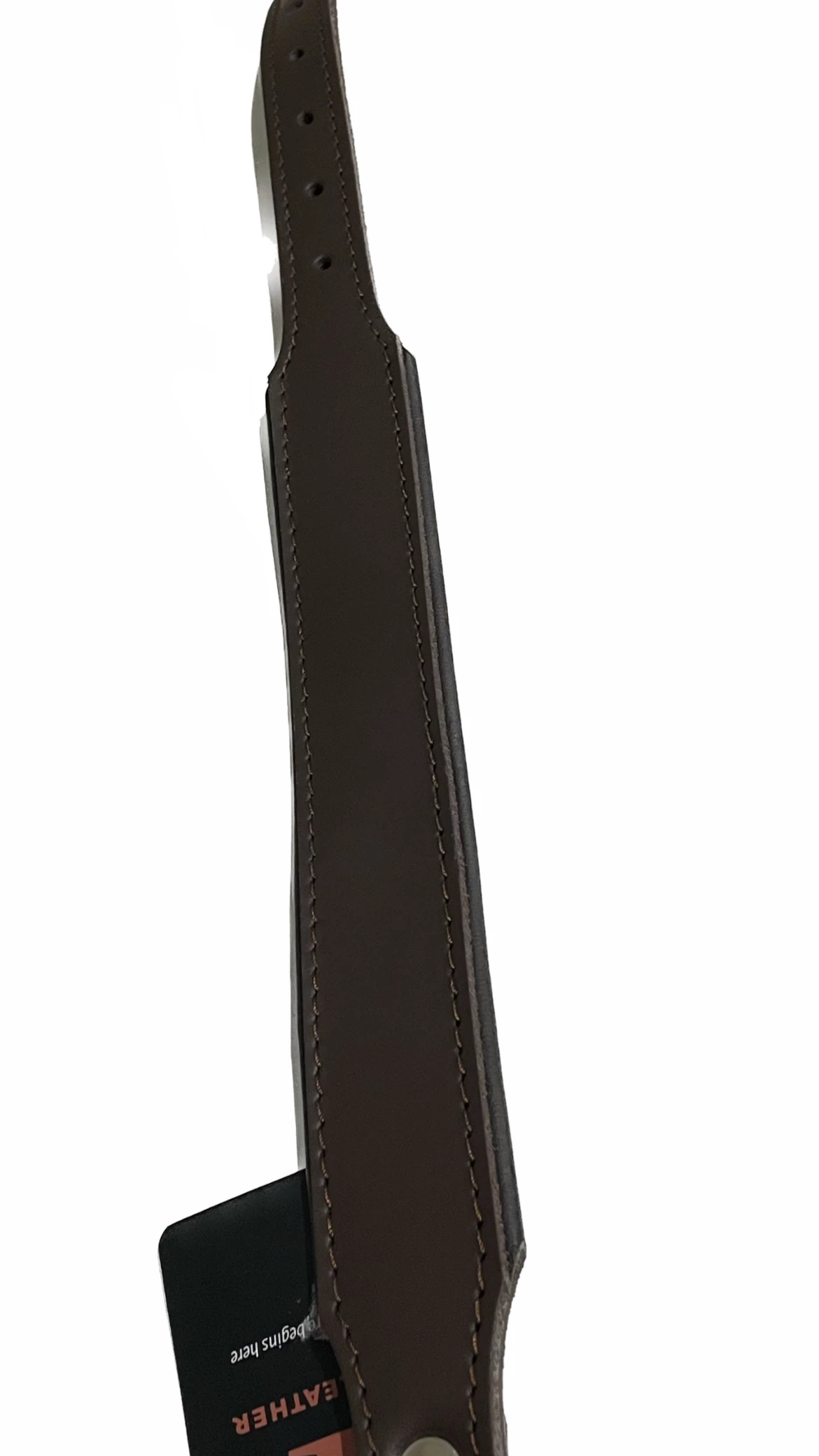 obroza-feel-leather-basic-brazowa-35x45cm-stan-uzywany