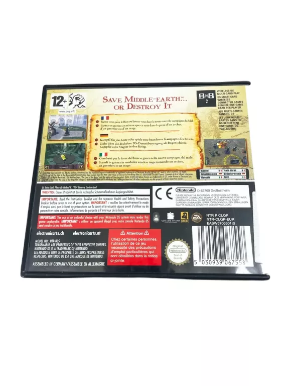LORD OF THE RINGS CONQUEST NINTENDO DS