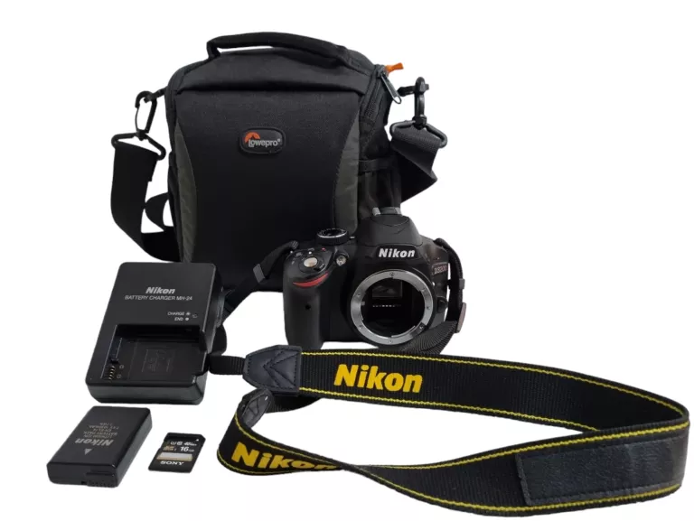 APARAT NIKON D3200 BODY PRZEBIEG 2522 + POKROWIEC
