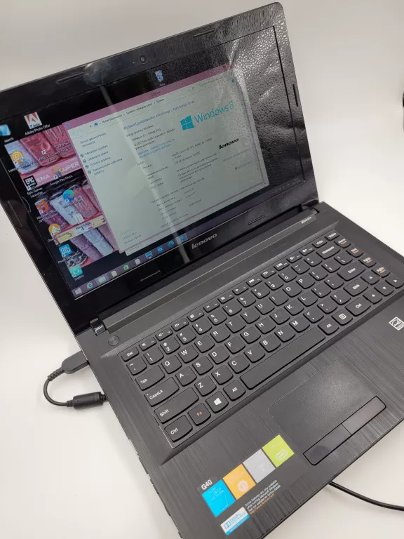 LENOVO G40 RAM 2 GB /500 GB DZIAŁA NA ZASILACZU