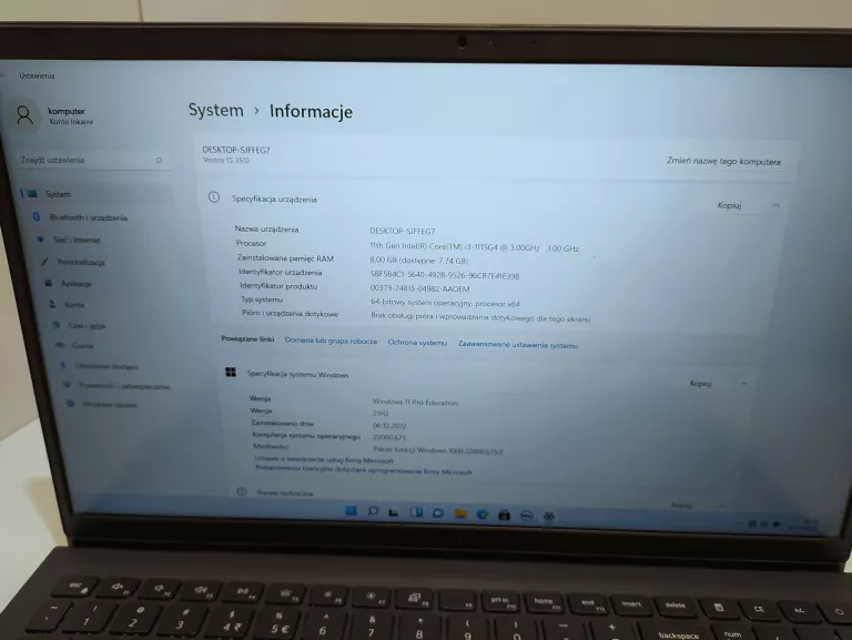 LAPTOP DELL VOSTRO 15 3510
