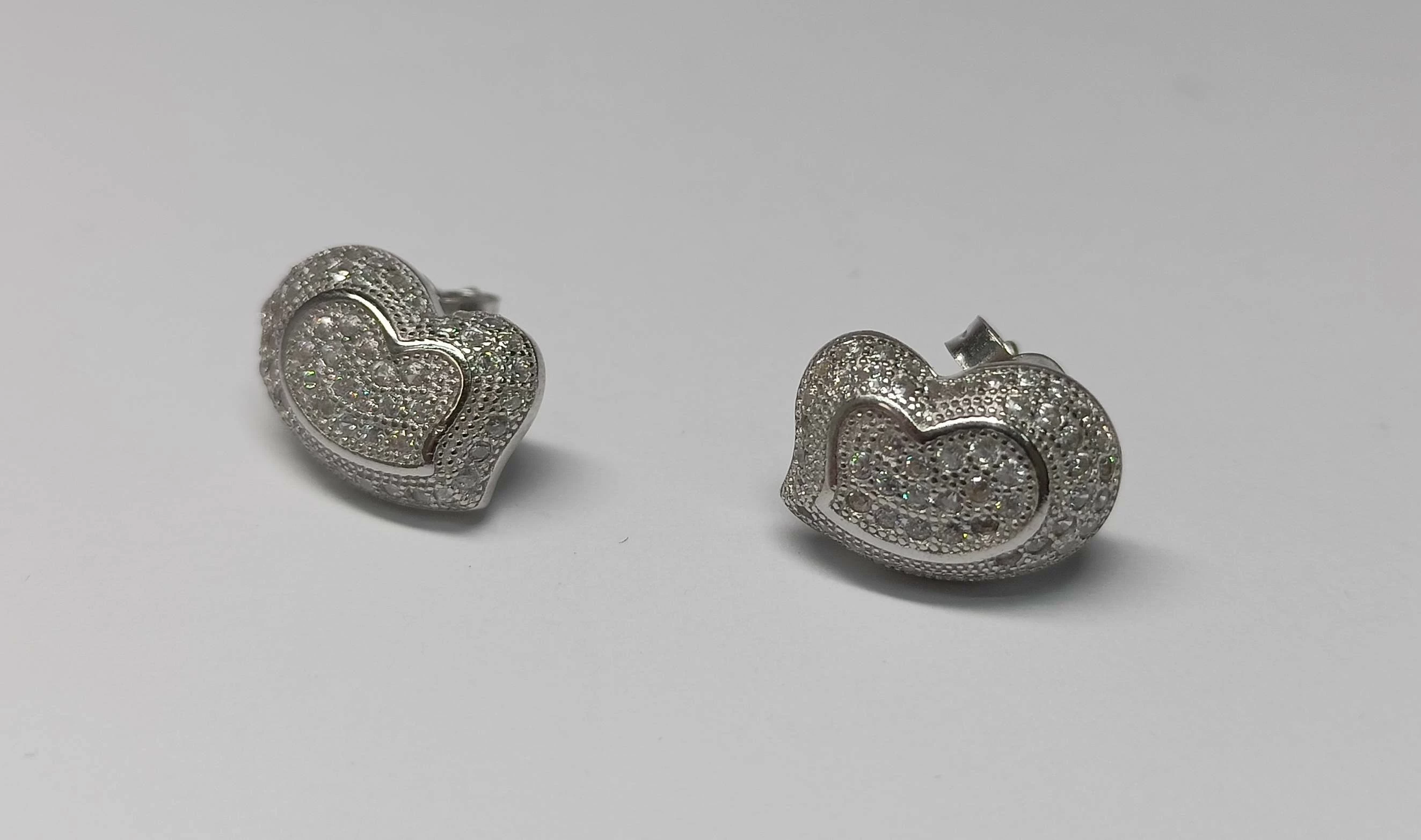 srebrne-kolczyki-serca-29g-stan-uzywany