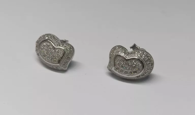 srebrne-kolczyki-serca-29g-stan-uzywany