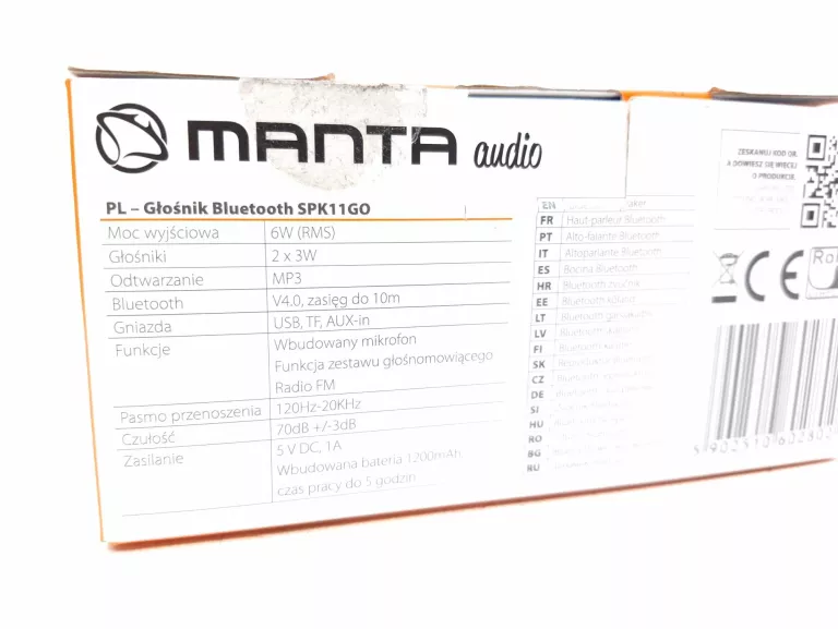 GŁOŚNIK MANTA SPK11GO
