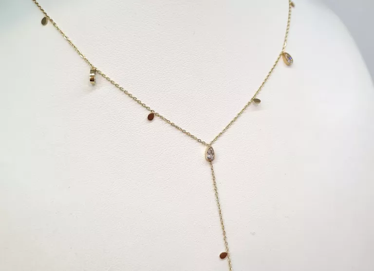 lancuszek-krawatka-cyrkonie-stal-marka-ttm-xuping