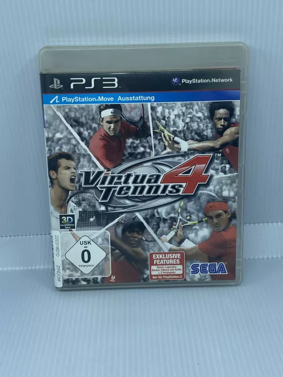 VIRTUA TENNIS 4 PS3 GRA MOVE PS3