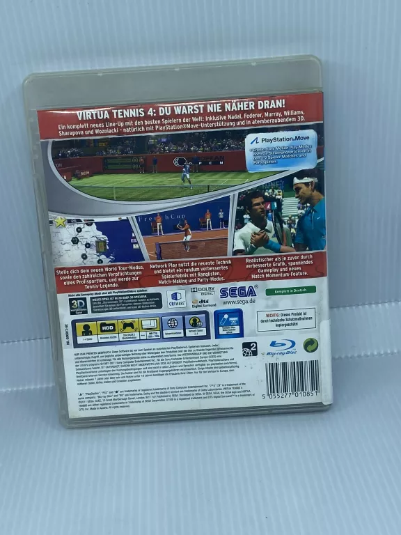 VIRTUA TENNIS 4 PS3 GRA MOVE PS3