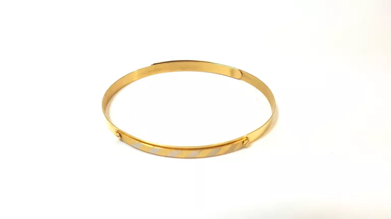 ZŁOTA BRANSOLETKA (750) 7,3G DŁ:21,5CM