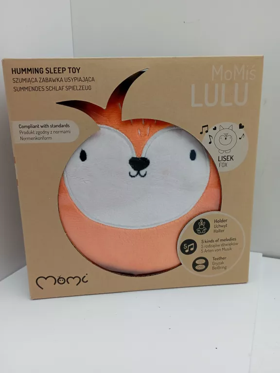 SZUMIŚ MOMIŚ LULU LISEK PUDEŁKO