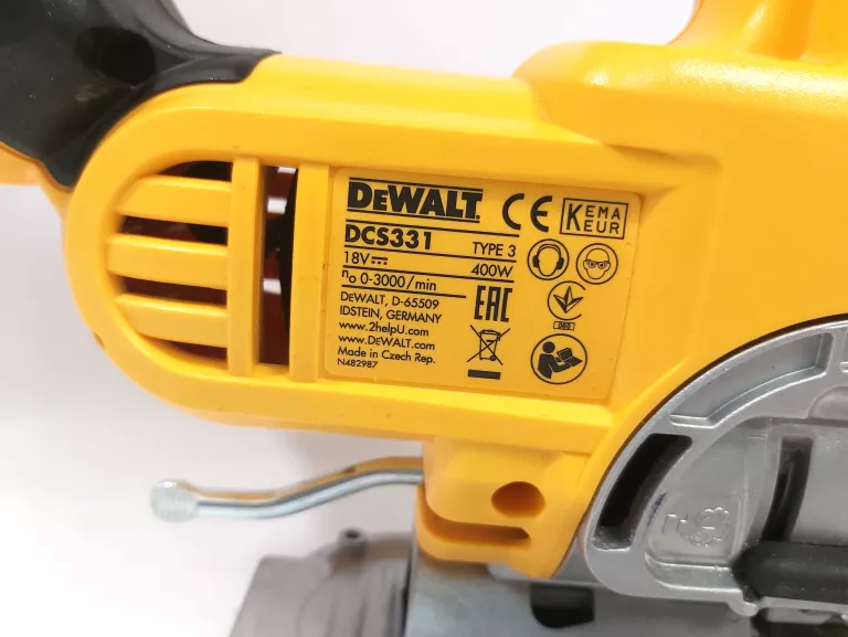 WYRZYNARKA DEWALT DCS331 400 W BODY