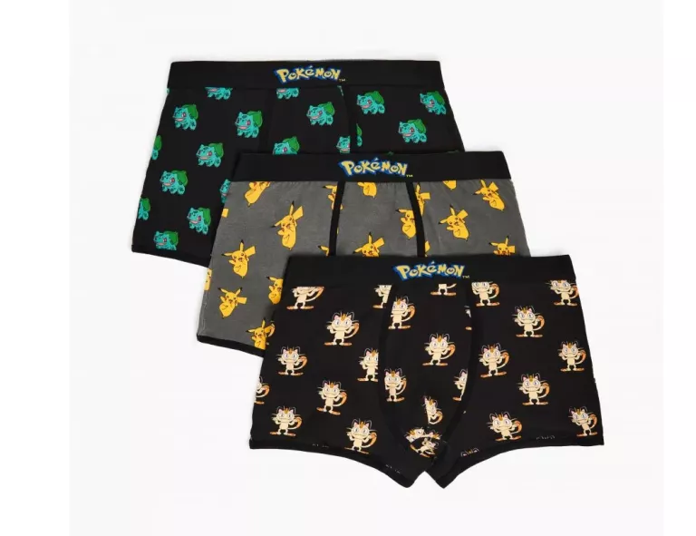 3 PACK BOKSEREK POKEMON, CROPP, 4899N-99X-XL