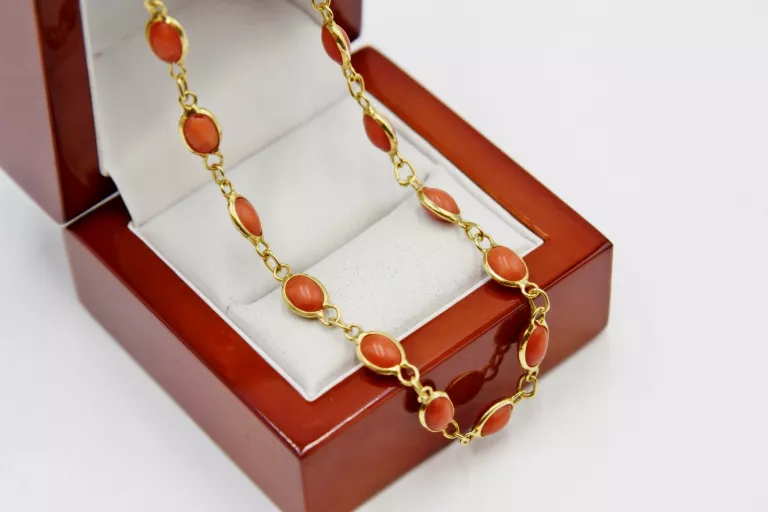 zloty-lancuszek-z-koralami-pr-750-1260g-44cm-bukowska-118-poznan