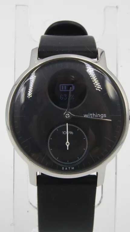 SMARTWATCH WITHINGS STEEL HR 36 MM CZARNY