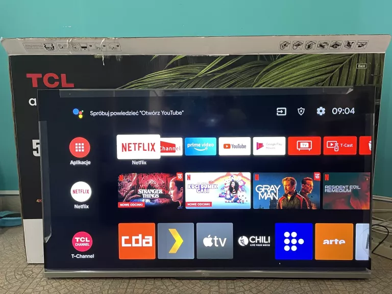 TELEWIZOR TCL 50P715 50' LED 4K SMART TV DVB-T2