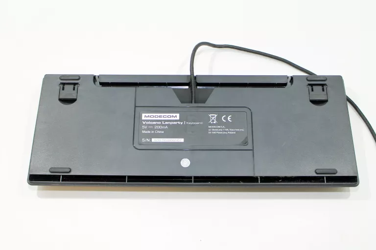 KLAWIATURA MODECOM VOLCANO LANPARTY RBG CZARNA