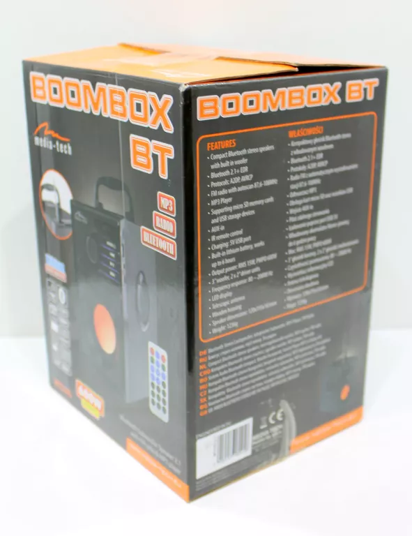 GŁOŚNIK BEZPRZEWODOWY MEDIATECH BOOMBOX BT MT3145