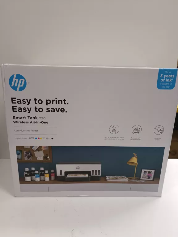 URZĄDZENIE WIELOFUNKCYJNE HP SMART TANK 720
