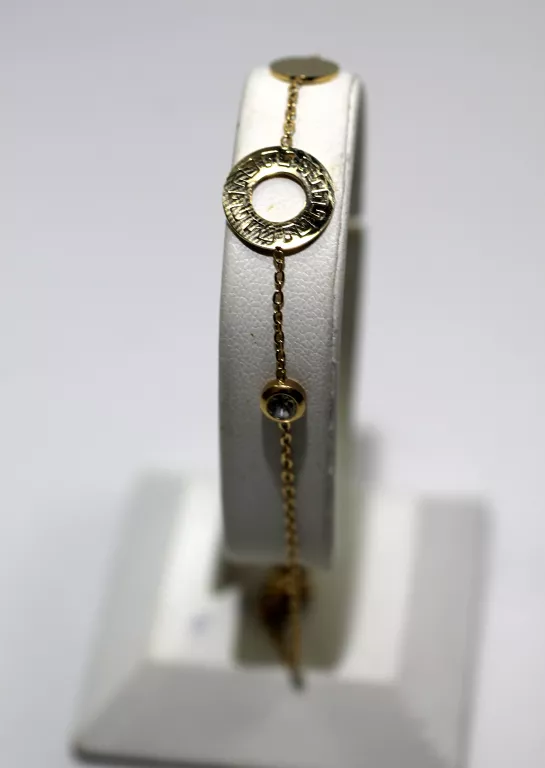 bransoletka-celebrytka-3-ozdoby-stal-pozlacana-stan-uzywany