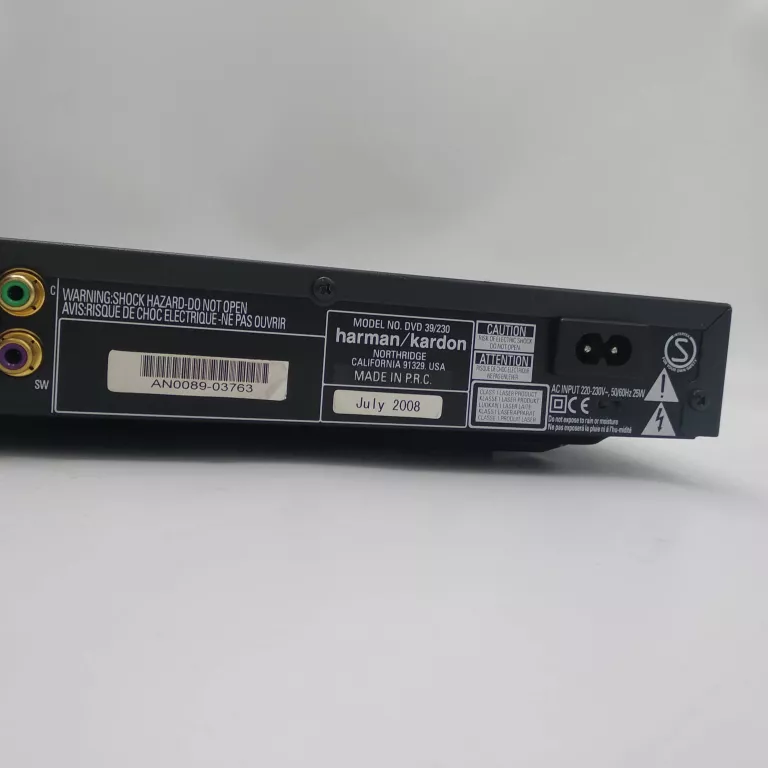 ODTWARZACZ DVD HARMAN KARDON DVD 39