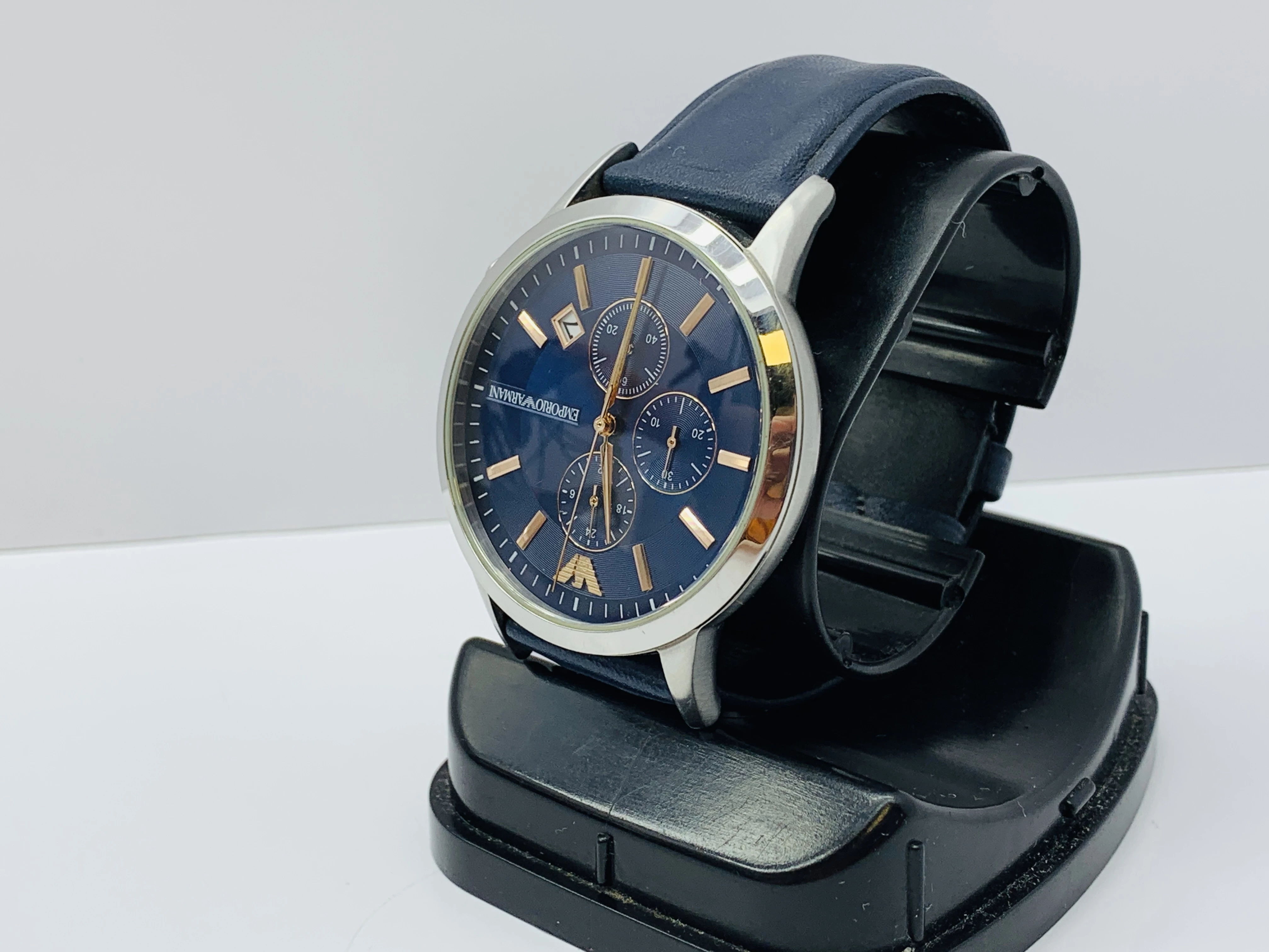 新品 EMPORIO ARMANI 腕時計 ジョバンニ ネイビー AR11216 楽天市場】エンポリオ アルマーニ腕時計 EMPORIO ARMANI時計