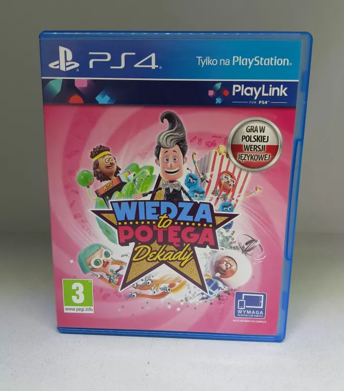 GRA PS4 WIEDZA TO POTĘGA DEKADY
