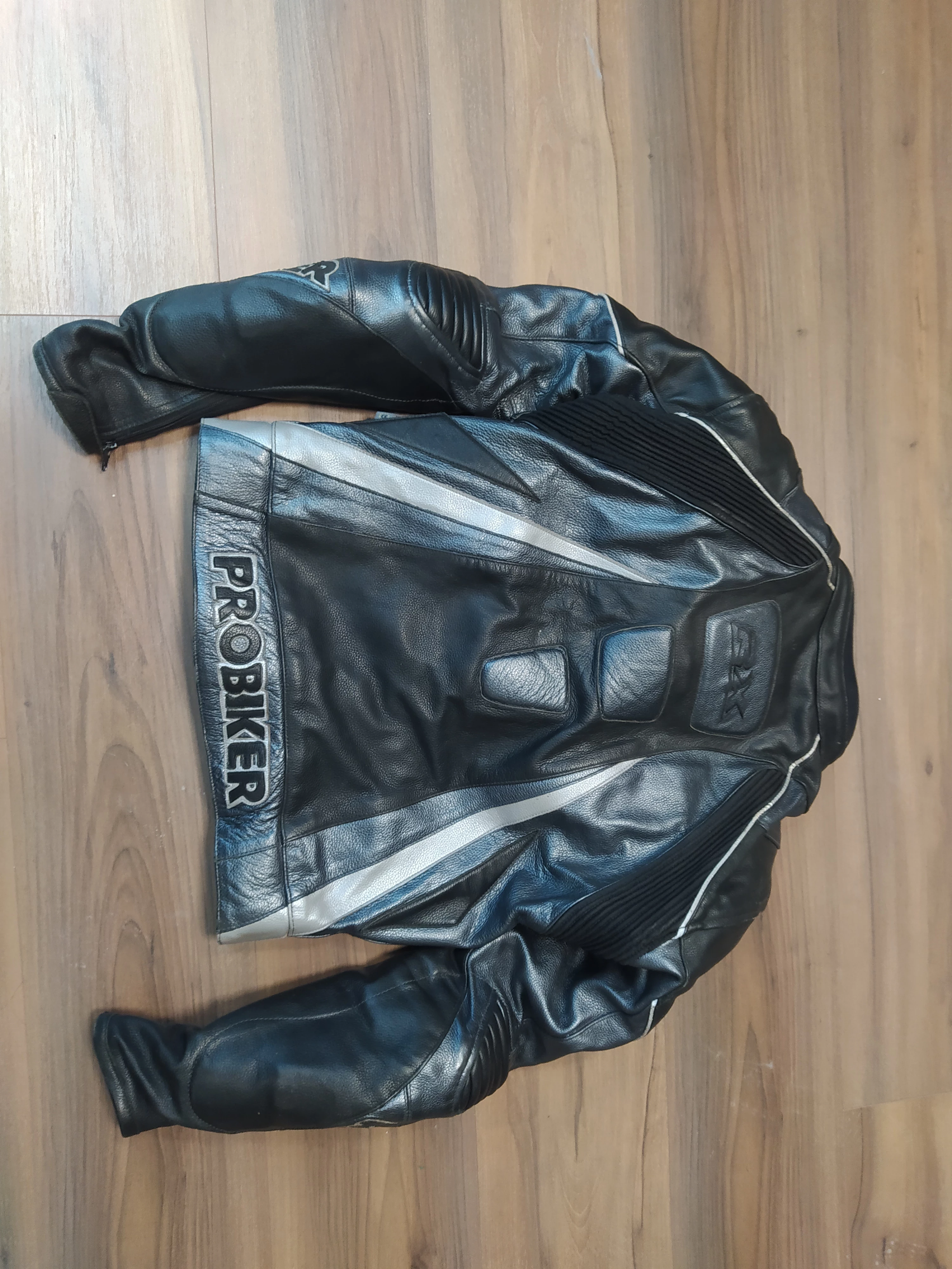 probiker-prx-kombinezon-motocyklowy-silver-48-material-skora