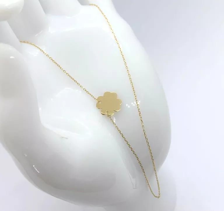 zloty-lancuszek-z-koniczynka-585-133-g-stan-uzywany