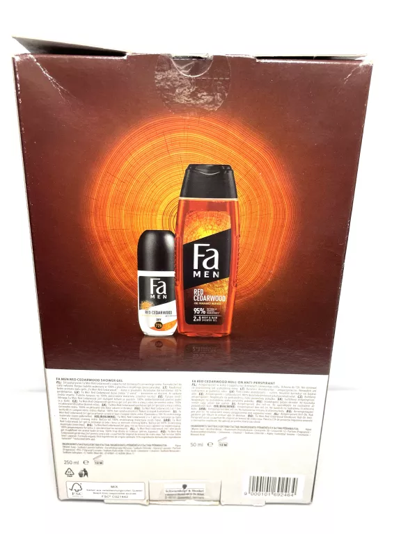 ZESTAW KOSMETYKÓW FA MEN RED CEDARWOOD