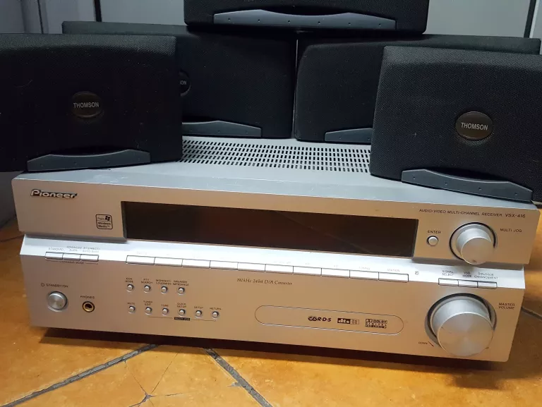 AMPLITUNER PIONEER VSX-416-S + GŁOŚNIKI